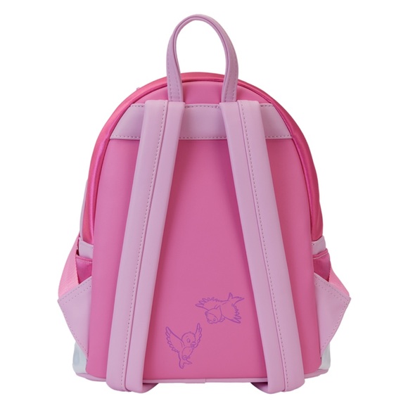 Loungefly Cinderella 75th Anniversary Pink Bow Gown Cosplay Mini Backpack NWT main image 5